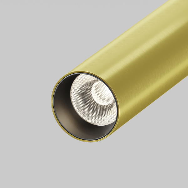 Трековый светильник LED 6Вт Черный и Латунь IP20 Magnetic track system Exility TR141-2-6W3K-M-BS Technical Maytoni