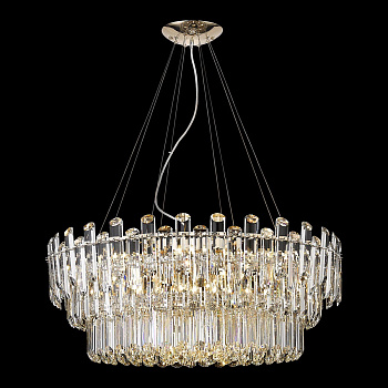 Люстра подвесная Золото/Прозрачный E14 15*40Вт WE107.15.323 WERTMARK