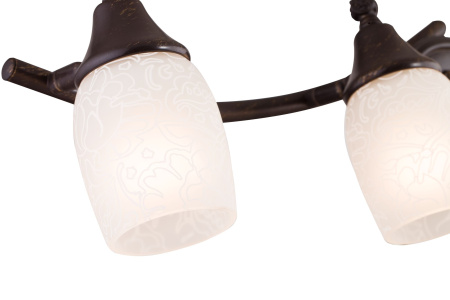 Светильник спот 4*E14 40Вт Коричневый IP20 Margaret SP563-CW-04-R Maytoni