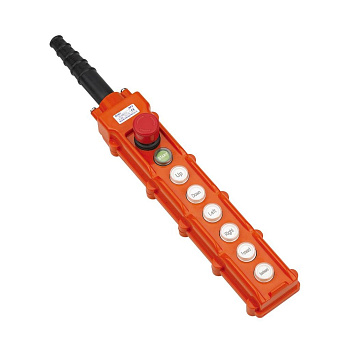 Пульт кнопочный NP3-3K на 6 кнопок, кнопка «ВКЛ» с фикс., повор. «Грибок» c фикс. IP65 CHINT