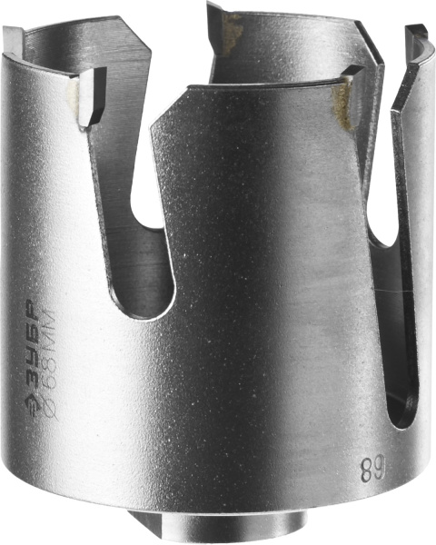 ПРОУНИВЕРСАЛ 68мм, коронка с твердосплавными резцами ЗУБР