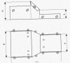 Лоток переходной замковый ЛПЗ 100х80-100х50 УТ1,5, оцинкованный лист, S1,5