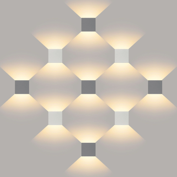 Уличный настенный светодиодный светильник 6Вт 3000К серый IP54 Winner (a038411) Elektrostandard