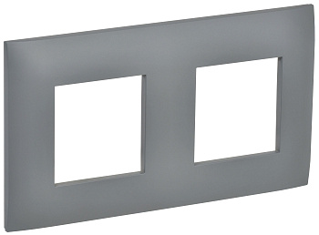 SKANDY Рамка 2-местная SK-F02Gr серый IEK