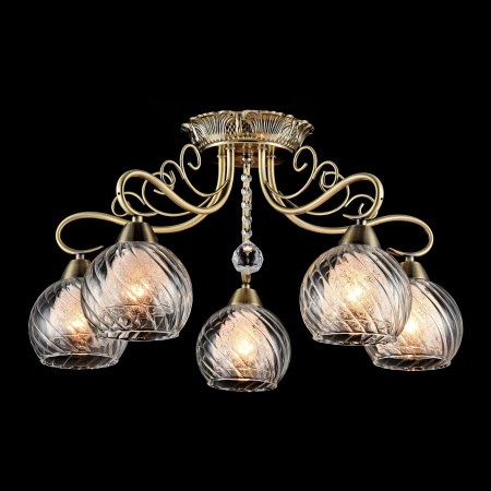 Потолочный светильник 5*E14 40Вт Бронза IP20 Nella FR2662-PL-05-BZ Freya