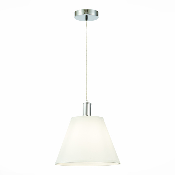 Светильник подвесной Хром/Белый E27 1*60Вт SLE111303-01 EVOLUCE