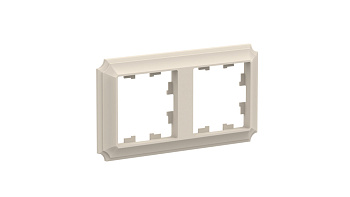 ATLASDESIGN ANTIQUE 2-постовая РАМКА, универсальная, БЕЖЕВЫЙ Schneider Electric