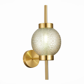 Светильник настенный Латунь/Коньячный E14 1*40Вт SL1155.301.01 ST LUCE