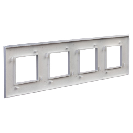Рамка "Avanti", "Закаленная сталь", 4 поста (8 мод.) DKC