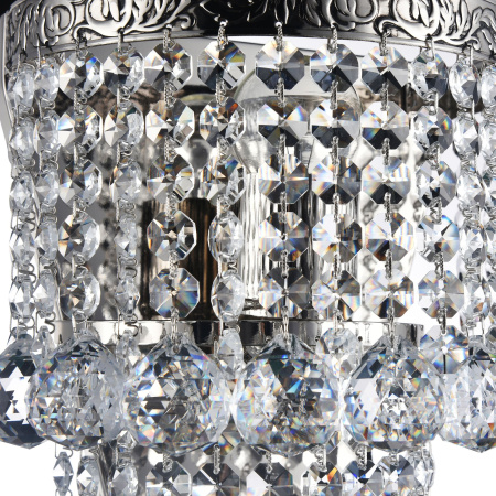 Бра 1*E27 60Вт Никель Антик IP20 Gala DIA783-WL-01-N Maytoni