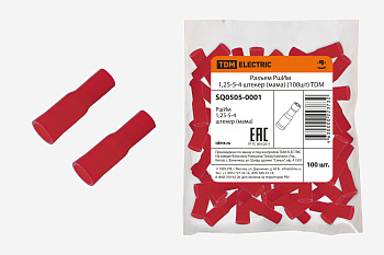 Разъем РшИм 1,25-5-4 штекер (мама) (100шт) TDM