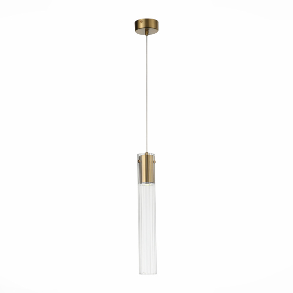 Светильник подвесной Латунь/Прозрачный GU10 1*5Вт SL1229.303.01 ST LUCE