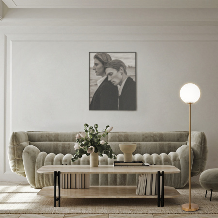 Напольный светильник (торшер) 1*E27 60Вт Латунь IP20 Ring MOD013FL-01BS Maytoni