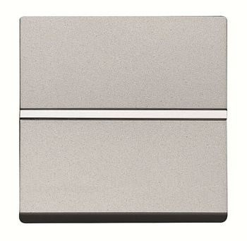 Zenit Механизм выключателя СУ 1-кл.(2 модульный) 16А серебристый IP20 ABB