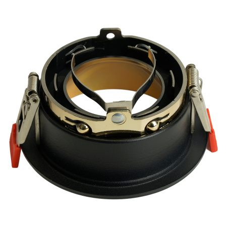 Светильник потолочный встраиваемый, MR16 G5.3, черный + золото DL3102