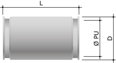 Муфта труба-труба д.32мм, IP66/IP67, нержавеющая сталь AISI 316L DKC