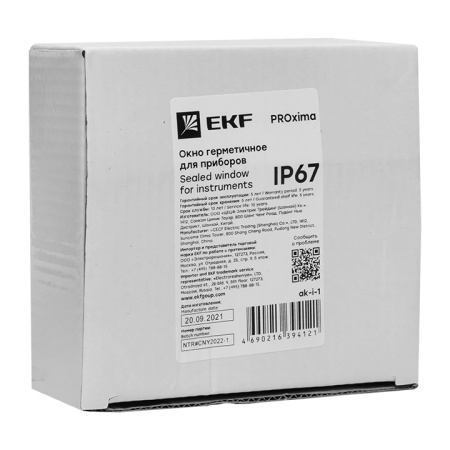 Окно герметичное для приборов IP67 PROxima EKF