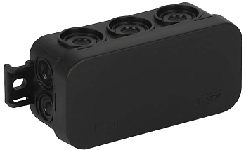 Коробка распределительная ОП  43х80х35мм УХЛ1 черн. Ruvinil Тусо