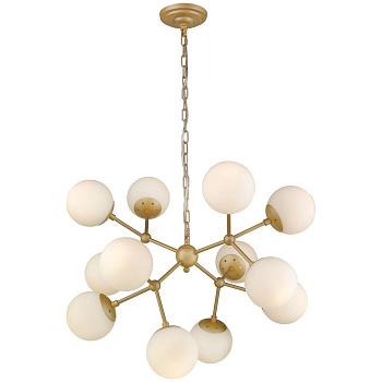 Люстра подвесная Шампань/Белый E27 12*60Вт WE236.12.403 WERTMARK