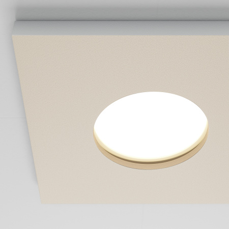 Встраиваемый светильник 1*GU10 50Вт Белый IP65 Downlight DL083-01-GU10-SQ-W Technical Maytoni