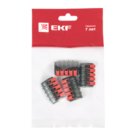 Клемма СМК 221-415  5х0,2-4,0 мм2 (4шт) EKF