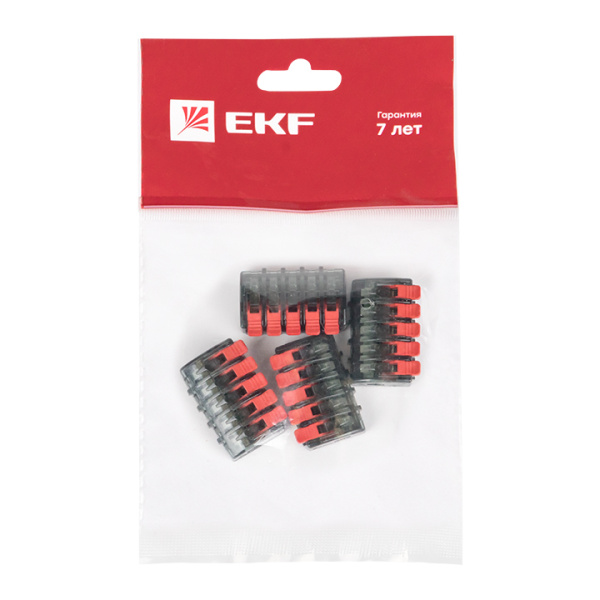 Клемма СМК 221-415  5х0,2-4,0 мм2 (4шт) EKF