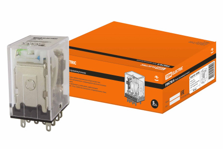 Реле РЭК78/4 с инд. 3А 24В DC TDM