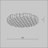 Светофильтр HoneyComb ⌀24мм Черный (HoneyComb-D24) Technical Maytoni