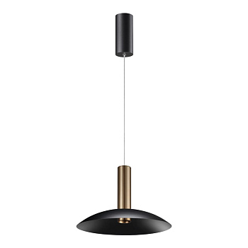 Св-к св/д накл.,провод 2м IP20 LED 4000K 15W 220V бронза светлая/черный ALBA E NOVOTECH