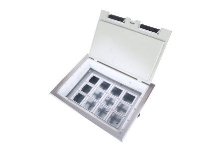 Donel Лючок в пол 24 мод. (12 мод. 45х45 мм.), металл