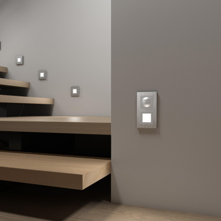 Датчик движения (серебряный) СУ IP20 Werkel