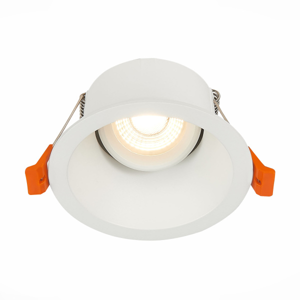 Светильник встраиваемый Белый GU10 1*50Вт D103xH52 220В Без ламп ST207.508.01 ST LUCE