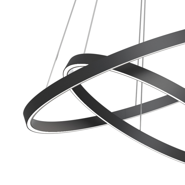 Подвесной светильник LED 83Вт Черный IP20 Rim MOD058PL-L74BK Maytoni