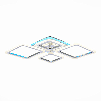 Светильник потолочный Хром/Белый LED 1*88Вт RGB 8Вт 3000-6000К SLE500112-04RGB EVOLED