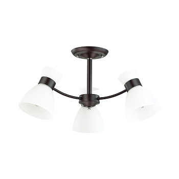 Люстра потолочная E27 3*60W 220V WILMA черный LUMION