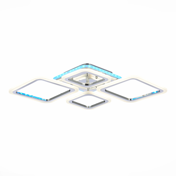 Светильник потолочный Хром/Белый LED 1*88Вт RGB 8Вт 3000-6000К SLE500112-04RGB EVOLED