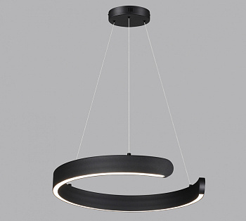 Светильник светодиодный подвесной на струнах 28W 3000-6000K 1240Лм 220V чёрный