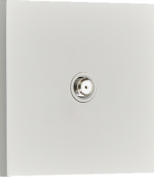 Donel N96 Спутниковая розетка SAT 1 Вых.: 950-2400 МГц, (F-разъём), Белый, серия DT