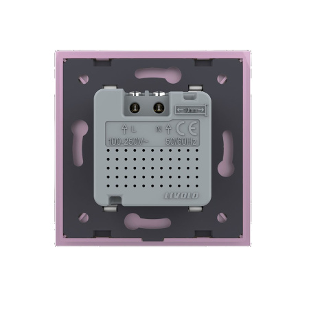 Датчик движения с сенсорным выключателем Розовый Livolo