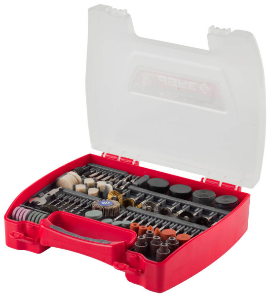 Набор мини-насадок для гравировальных машин, 220 предметов ЗУБР