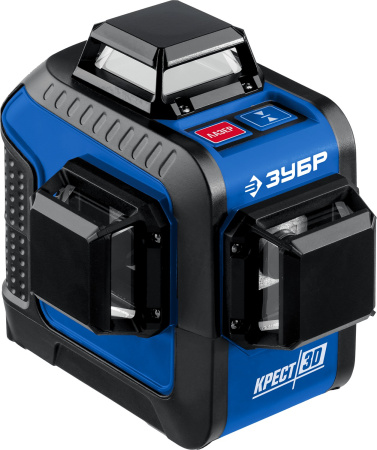 КРЕСТ 3D нивелир лазерный 3х360°, 20м/70м, точн. +/-0,3 мм/м ЗУБР