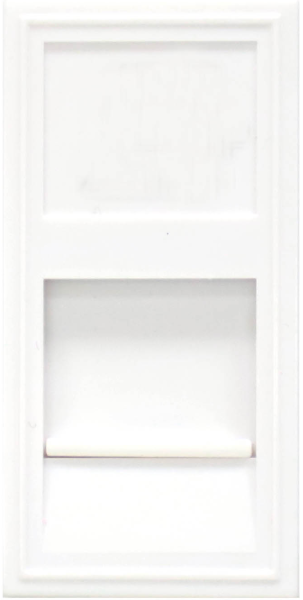 Donel Розетка DEC RJ45 UTP кат.6, 1мод., бел. (22.5х45мм)