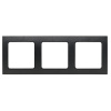 Стокгольм Рамка 3-местная черная EKF