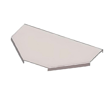 Крышка к тройниковому лотку КЛТ 75 УТ1,5, горячее цинкование S1,5