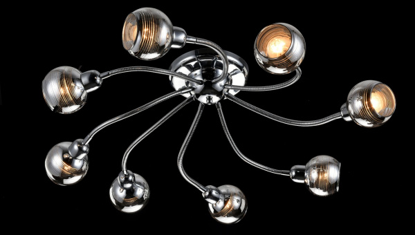 Потолочный светильник 8*E14 40Вт Хром IP20 Cosmo FR5102-CL-08-CH Freya