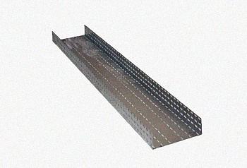 Лоток перфорированный ЛМ 100х50х3000 УТ1,5, горячее цинкование, S1,2
