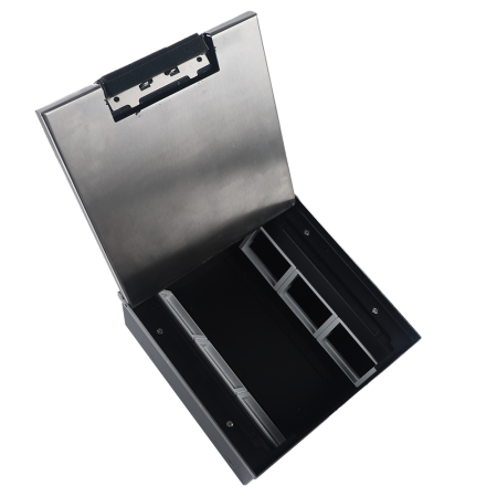 Donel Лючок в пол 18 мод. (6 мод. 45х45 мм. + 6 мод. 22.5х45 мм.) верт. установка, металл, в уровень с напольным покрытием