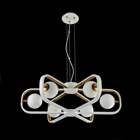 Подвесной светильник 6*G9 40Вт Белый с Золотом IP20 Avola MOD431-PL-06-WG Maytoni