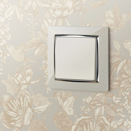 Встраиваемые механизмы Выключатель СУ 1 кл. 10А 00 IP20 Бежевый Werkel