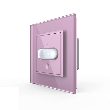 Датчик движения с сенсорным выключателем Розовый Livolo
